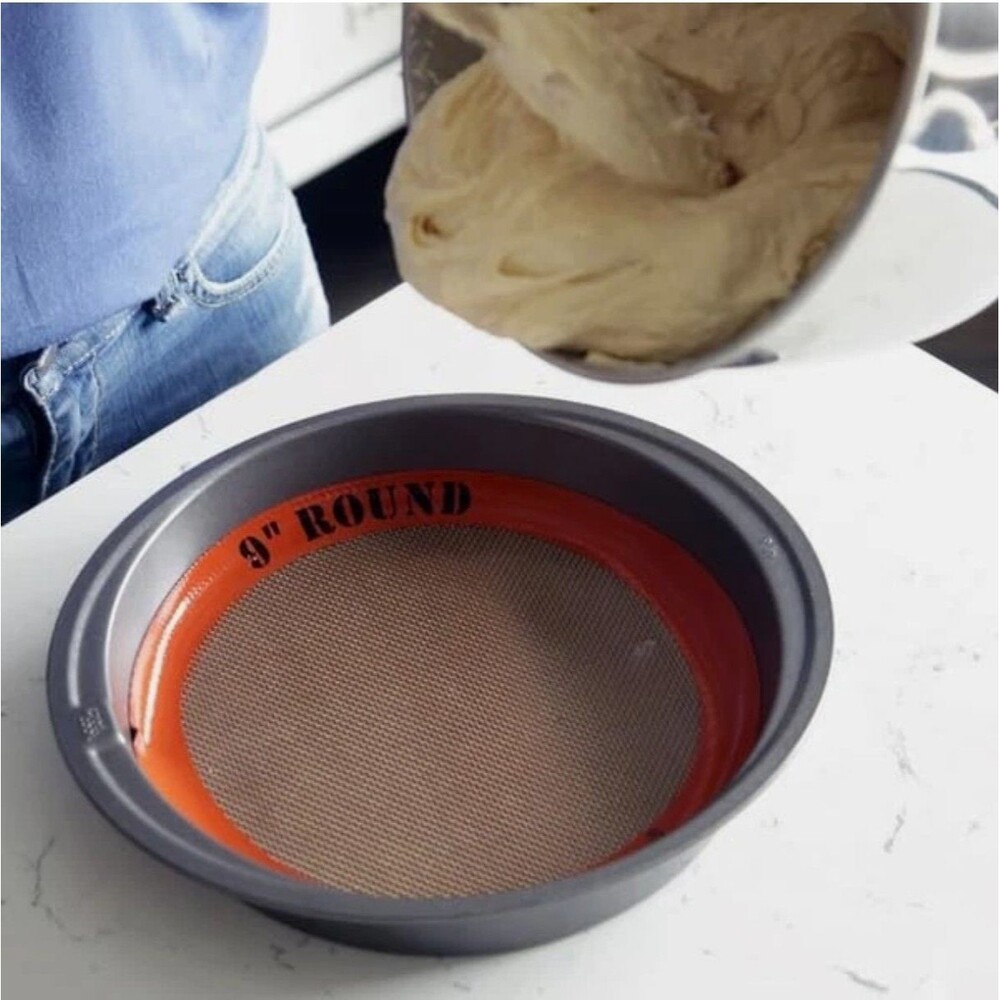 Silpat 9" Round Silicone Baking Mat 2-Pack Nonstick Reusable French Made NEW - Picture 3 of 4